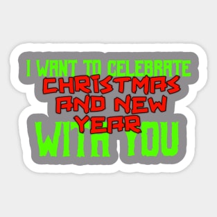 Christmas T-shirt Sticker